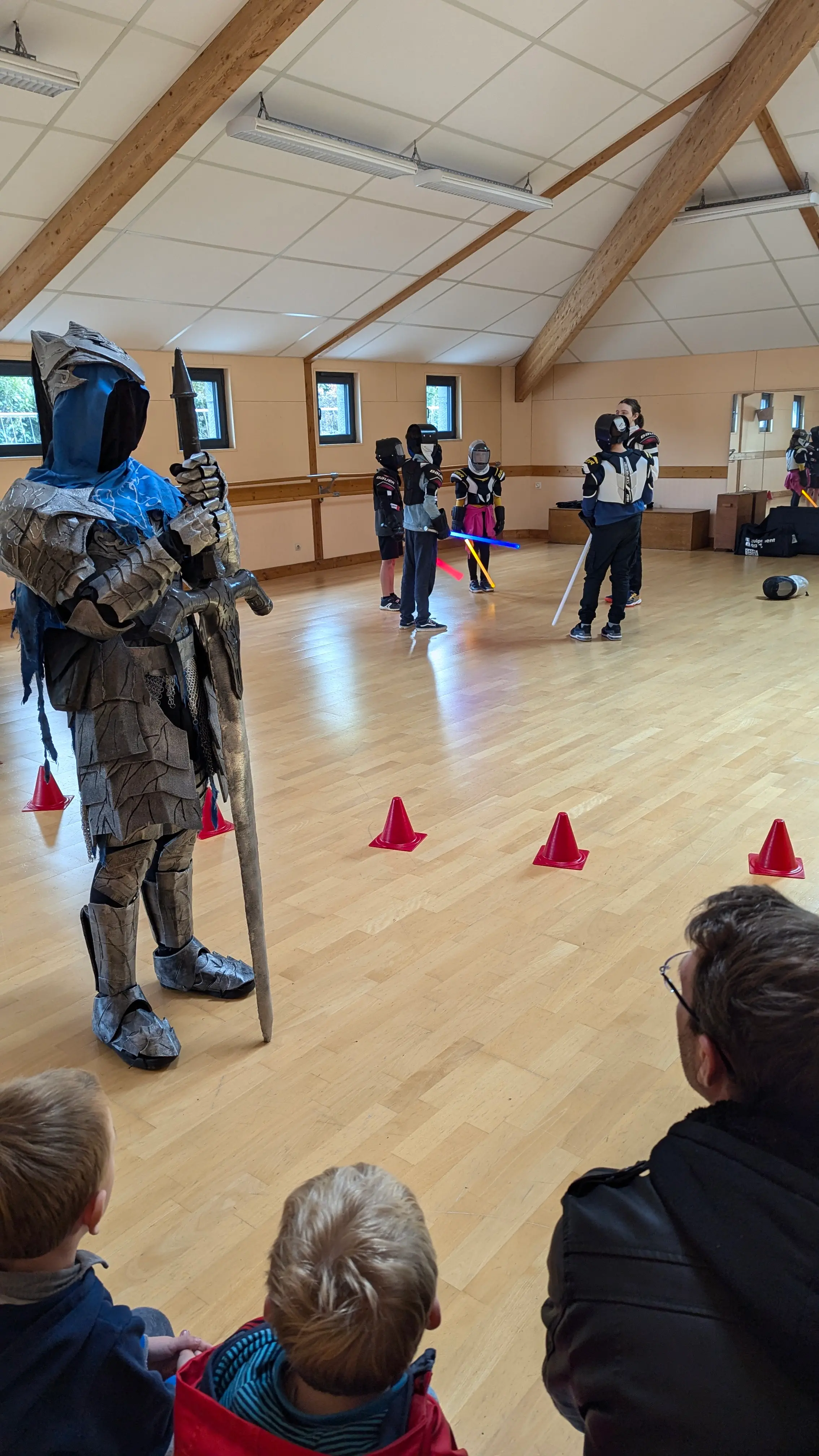 Participation à la Fan League de sabre laser, octobre 2024.